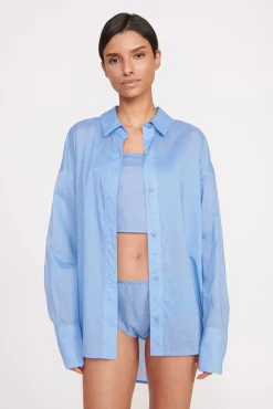 Tops<STAUD LOVEINA TOP AZURE