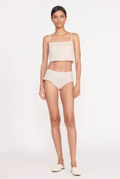 Tops<STAUD LOVEINA TOP   IVORY