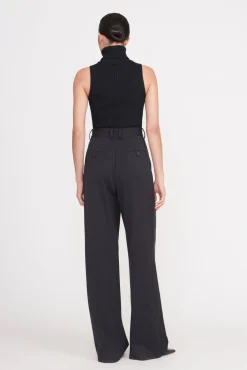 Spring Suiting|Essentials<STAUD LUISA PANT BLACK SUITING BLACKSUITING