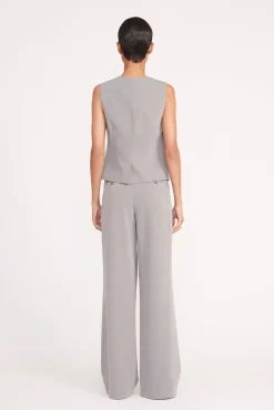 Essentials|Pants & Shorts<STAUD LUISA PANT HEATHER GREY SUITING HEATHERGREY