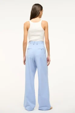 Spring Suiting|Essentials<STAUD LUISA PANT   PERIWINKLE