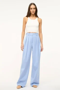 Spring Suiting|Essentials<STAUD LUISA PANT   PERIWINKLE