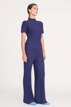Pants & Shorts<STAUD LUPIN PANT   NAVY