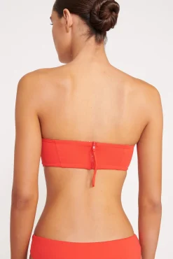 Bikinis<STAUD MALA BIKINI TOP  RED ROSE REDROSE