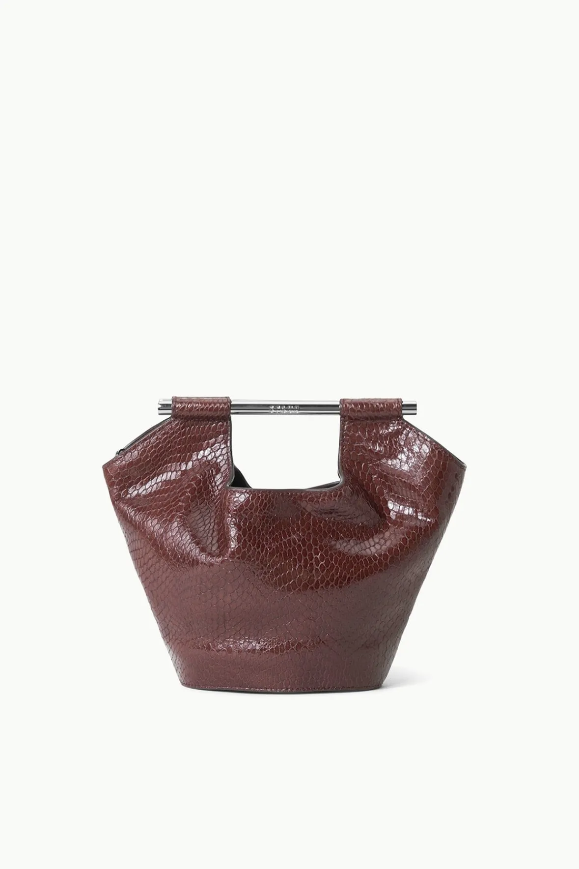 Bucket<STAUD MAR MINI BUCKET BAG MAHOGANY