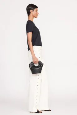 Bucket<STAUD MAR MINI BUCKET BAG MAHOGANY