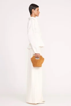 Bucket<STAUD MAR MINI BUCKET BAG   TAN