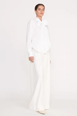 Tops|Poplin Shop<STAUD MARYN TOP   WHITE
