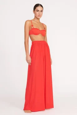 Cover-Ups<STAUD MARZA COVERUP PANT  RED ROSE REDROSE