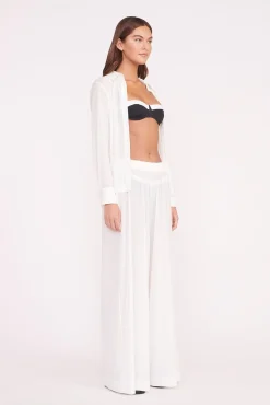 Cover-Ups<STAUD MARZA COVERUP PANT WHITE