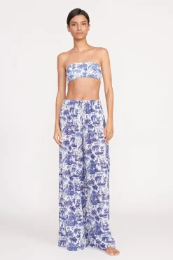 Cover-Ups<STAUD MARZA PANT BLUE TOILE BLUETOILE