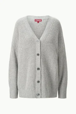 Best Sellers|Knits<STAUD MATILDA CARDIGAN HEATHER GREY HEATHERGREY