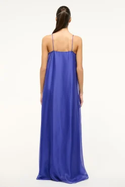 The Evening Edit|Dresses<STAUD MAXI DELFINA DRESS   VIOLET