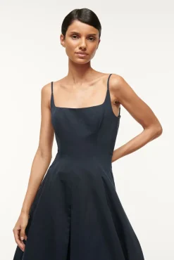 The Evening Edit|Dresses<STAUD MAXI JOLI DRESS   NAVY