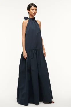 Poplin Shop|Dresses<STAUD MAXI MARLOWE DRESS   NAVY
