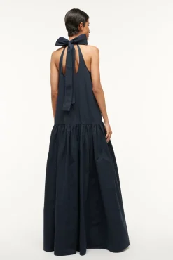 Poplin Shop|Dresses<STAUD MAXI MARLOWE DRESS   NAVY