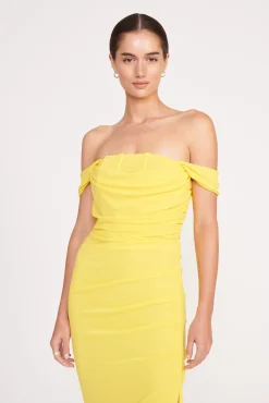 Dresses<STAUD MAXI STORMI DRESS   SUMMER