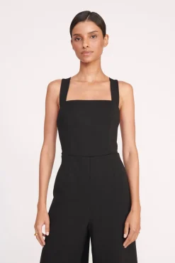 Dresses<STAUD MEKAYLA JUMPSUIT   BLACK