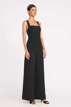 Dresses<STAUD MEKAYLA JUMPSUIT   BLACK