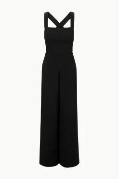 Dresses<STAUD MEKAYLA JUMPSUIT   BLACK