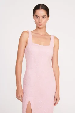 Dresses<STAUD MIDI LE SABLE DRESS  CHERRY BLOSSOM CHERRYBLOSSOM