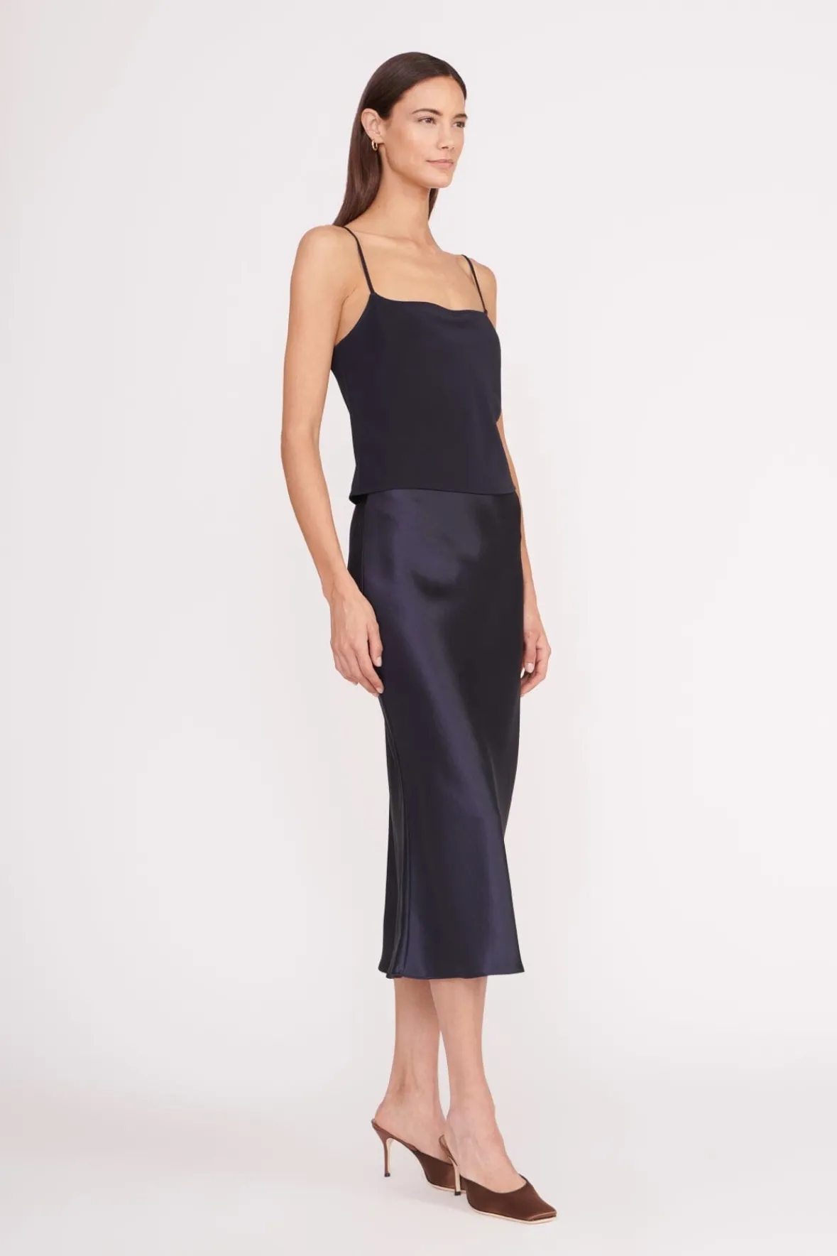Essentials|Tops<STAUD MILES REVERSIBLE TOP NAVY