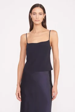 Essentials|Tops<STAUD MILES REVERSIBLE TOP NAVY