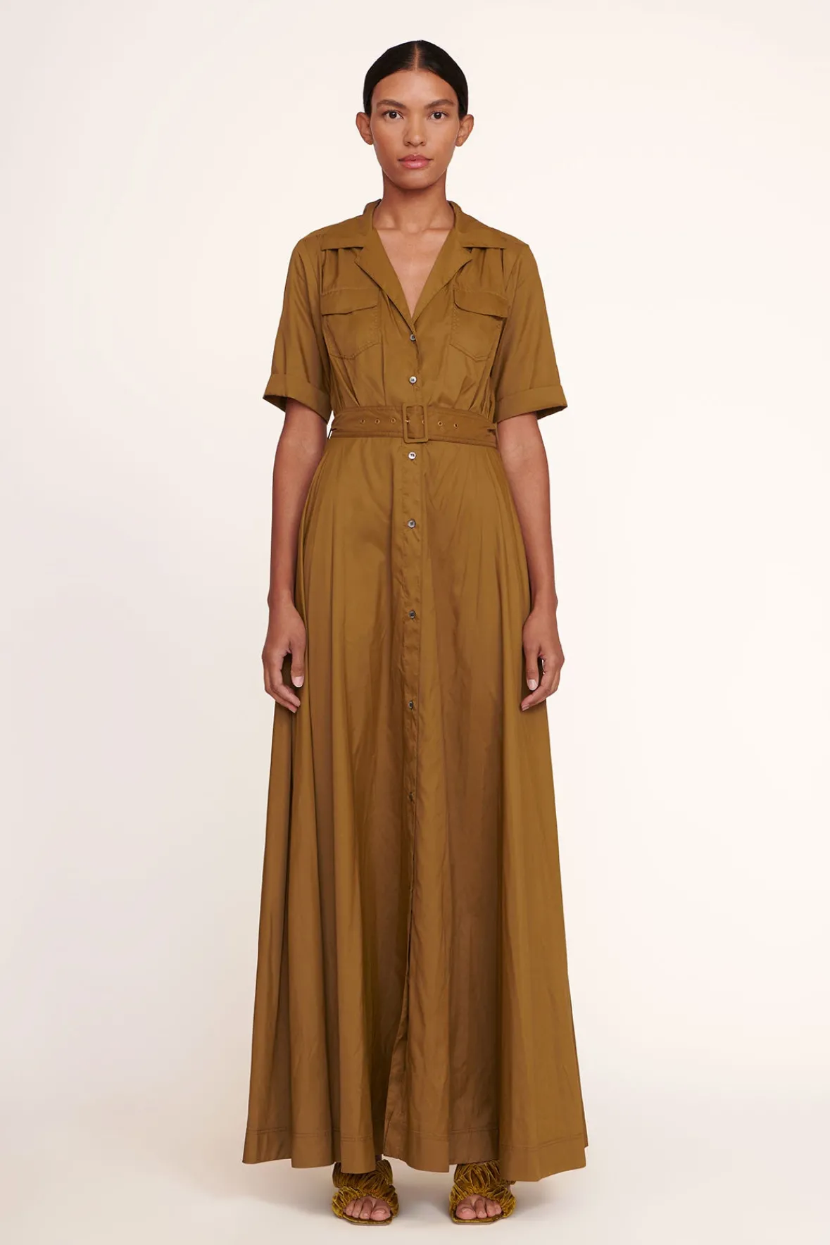 Dresses<STAUD MILLIE DRESS CAPER