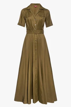 Dresses<STAUD MILLIE DRESS CAPER