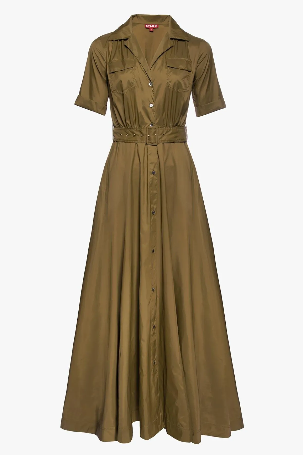 Dresses<STAUD MILLIE DRESS CAPER