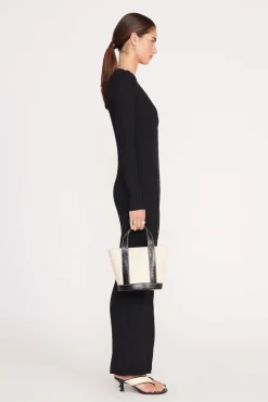 Allora|Totes<STAUD MINI ALLORA TOTE  CREAM BLACK