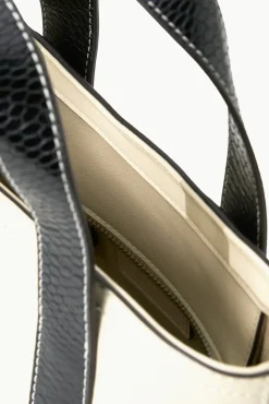 Allora|Totes<STAUD MINI ALLORA TOTE  CREAM BLACK