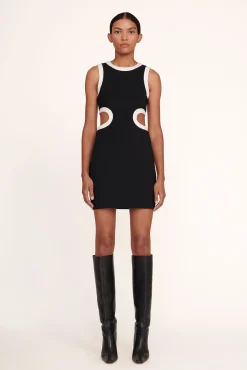 Dresses<STAUD MINI DOLCE DRESS BLACK