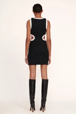 Dresses<STAUD MINI DOLCE DRESS   BLACK
