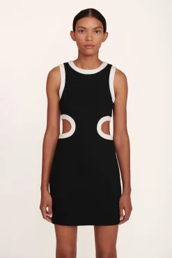 Dresses<STAUD MINI DOLCE DRESS   BLACK