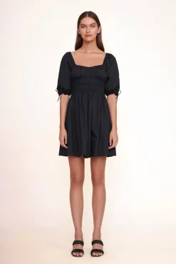 Poplin Shop<STAUD MINI FAYE DRESS BLACK