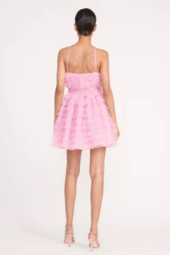 Dresses<STAUD MINI FLORIAN DRESS TULIP