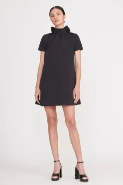 Best Sellers|Dresses<STAUD MINI ILANA DRESS   BLACK