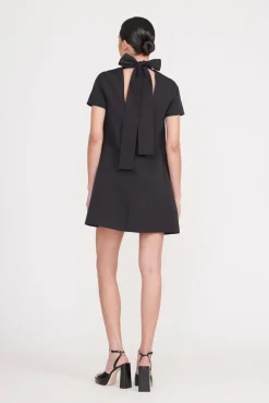 Best Sellers|Dresses<STAUD MINI ILANA DRESS   BLACK