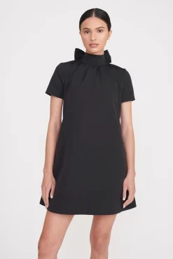 Best Sellers|Dresses<STAUD MINI ILANA DRESS   BLACK