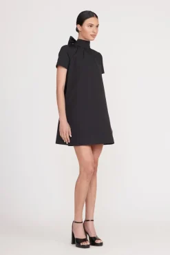 Best Sellers|Dresses<STAUD MINI ILANA DRESS   BLACK