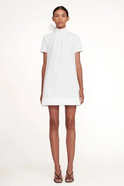 STAUD Bride|Best Sellers<STAUD MINI ILANA DRESS WHITE