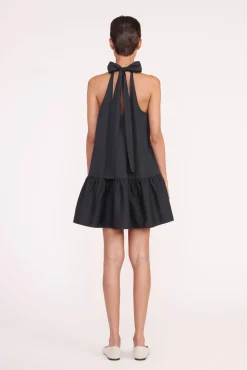 Poplin Shop|Dresses<STAUD MINI MARLOWE DRESS BLACK