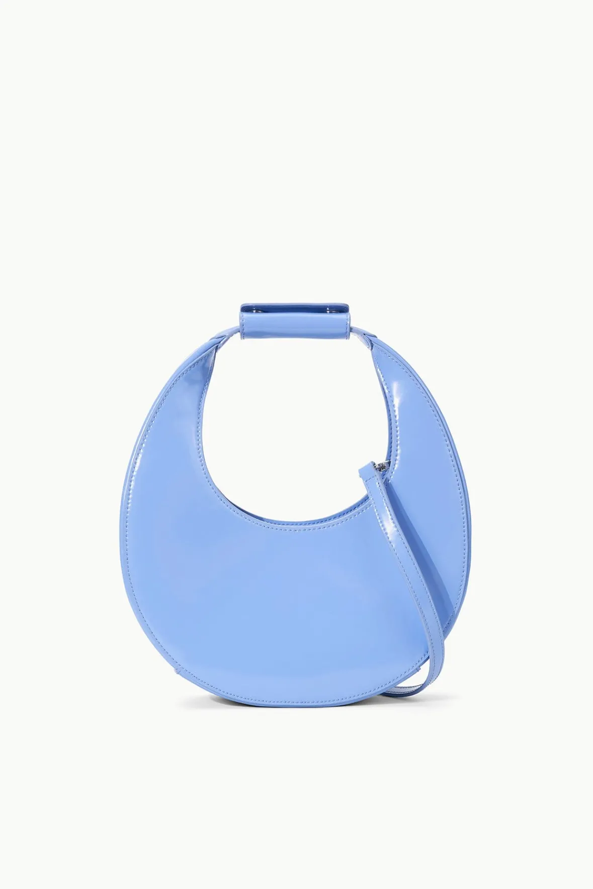 Moon|Crossbody<STAUD MINI MOON BAG BLUE HYDRANGEA BLUEHYDRANGEA