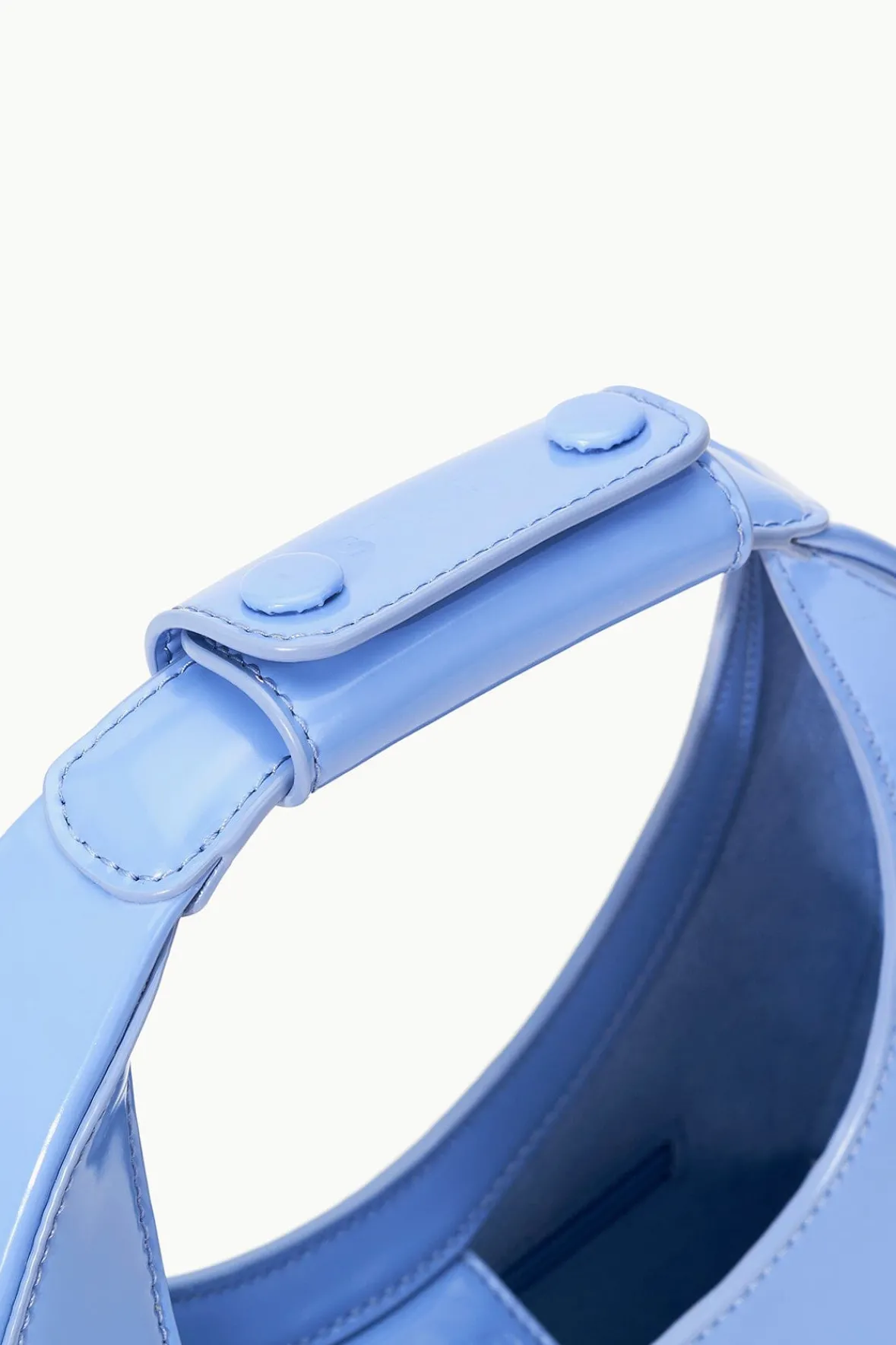 Moon|Crossbody<STAUD MINI MOON BAG BLUE HYDRANGEA BLUEHYDRANGEA