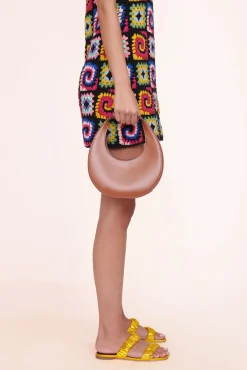 Moon|Crossbody<STAUD MINI MOON BAG TAN