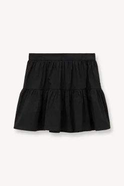 Poplin Shop<STAUD MINI SEA SKIRT BLACK