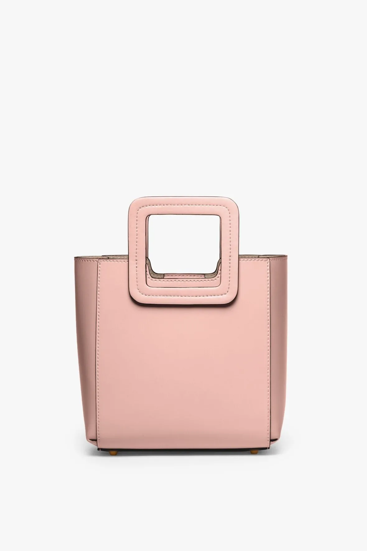 Crossbody<STAUD MINI SHIRLEY LEATHER BAG DARK BLUSH DARKBLUSH