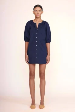 Poplin Shop|Dresses<STAUD MINI VINCENT DRESS NAVY