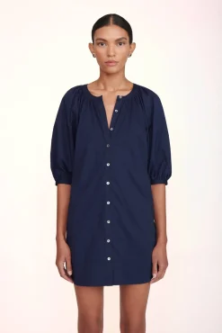 Poplin Shop|Dresses<STAUD MINI VINCENT DRESS NAVY